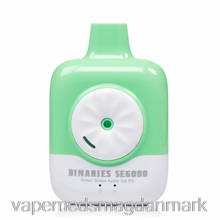 Vape Med Smag Horizon Binaries Se6000 Engangs Green Grape Apple Ice